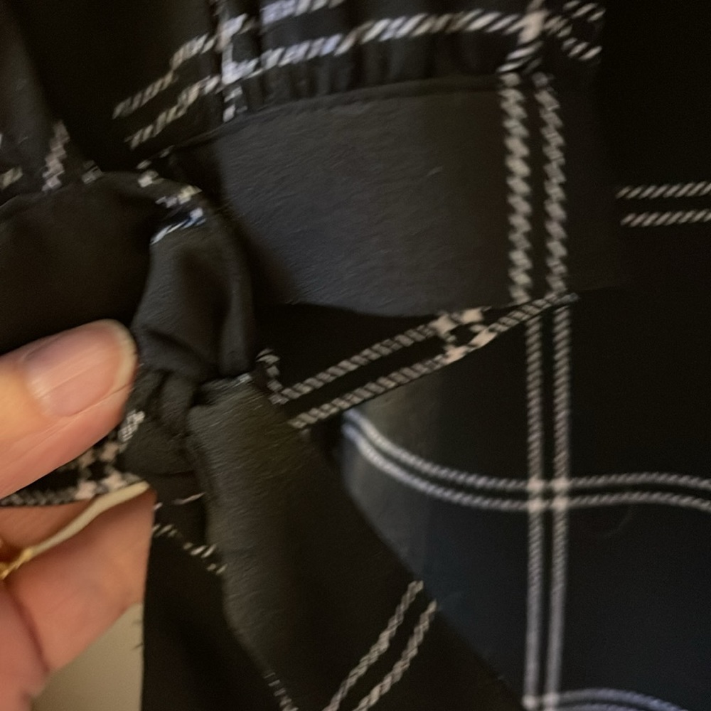 SOLD SOLD SOLD!!!!!A New Day XXL Pullover Dress, Black and White Windowpane - Picture 2 of 9